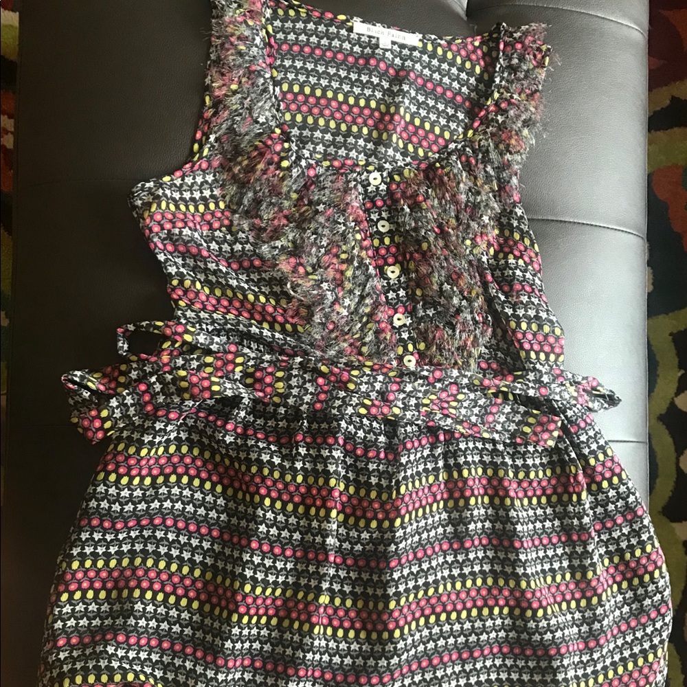 Black with star pattern sundress